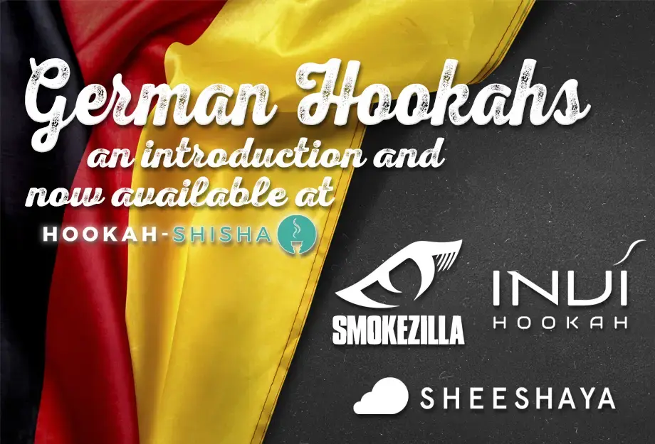 German flag with logos from Smokezilla, INVI, and Sheeshaya