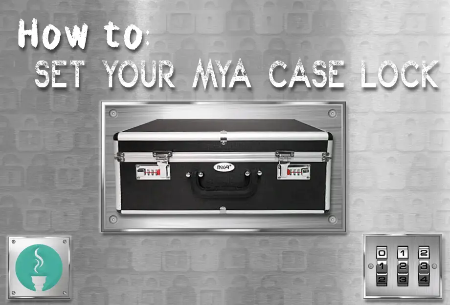 How to Set the Combination Lock on MYA Hookah Carrying Cases