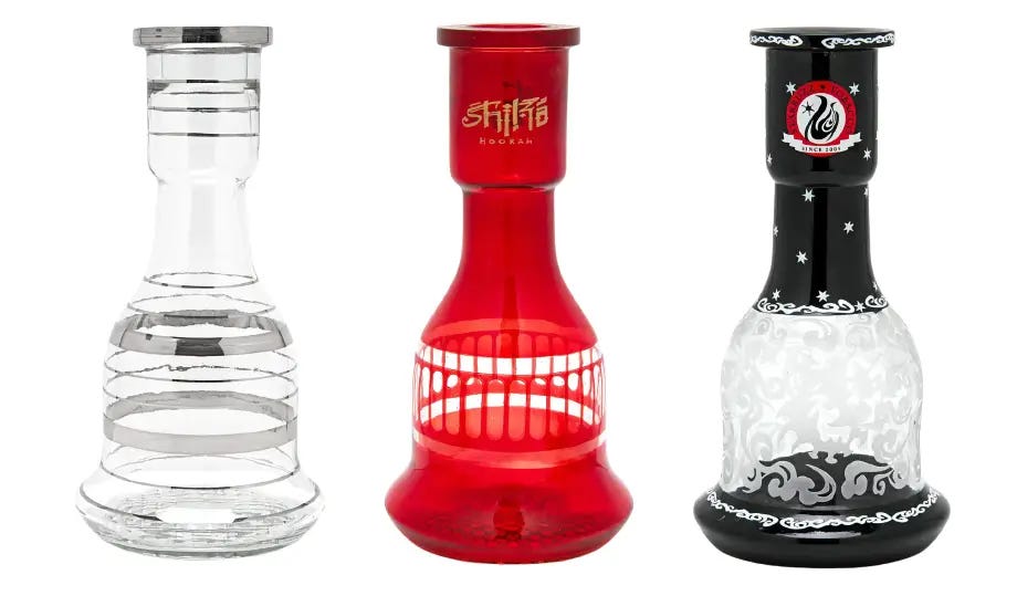 Khalil Mamoon, Shika, and Starbuzz hookah bases