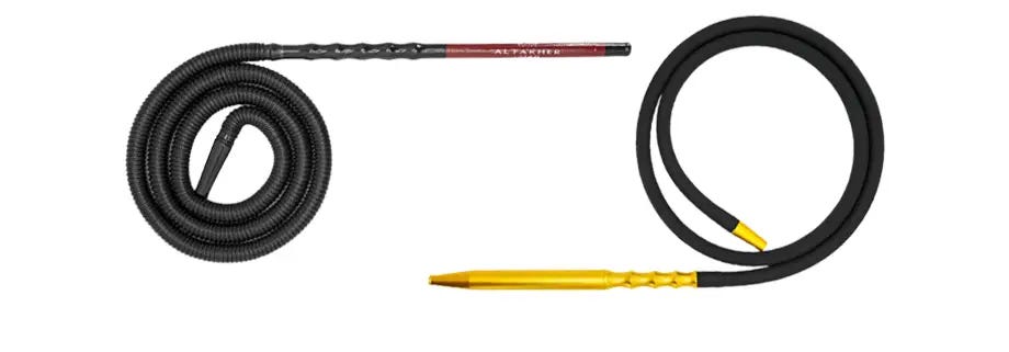 Al Fakher Disposable hookah hose and Gladiator washable hookah hose