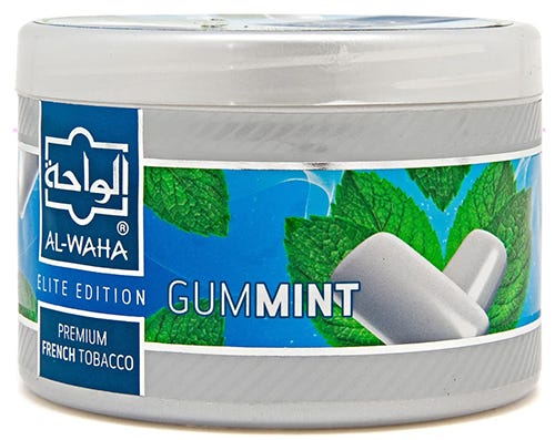 Al Waha Gum Mint shisha tobacco jar