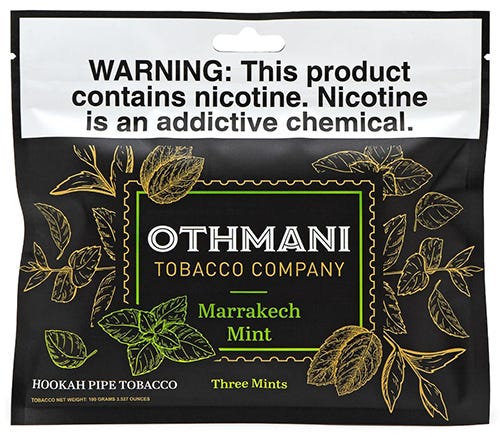 Othmani Marrakech Mint shisha tobacco pouch