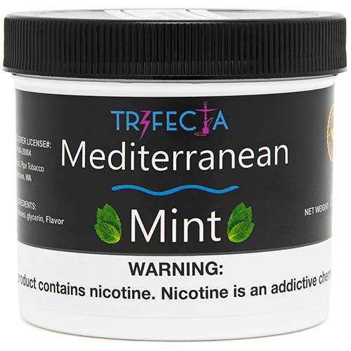 Trifecta Mediterranean shisha tobacco jar