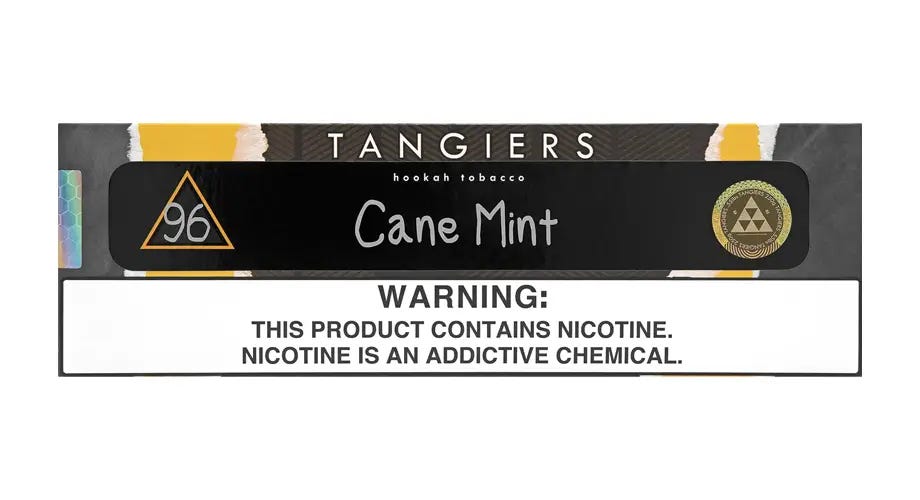 Tangiers Noir Cane Mint Shisha