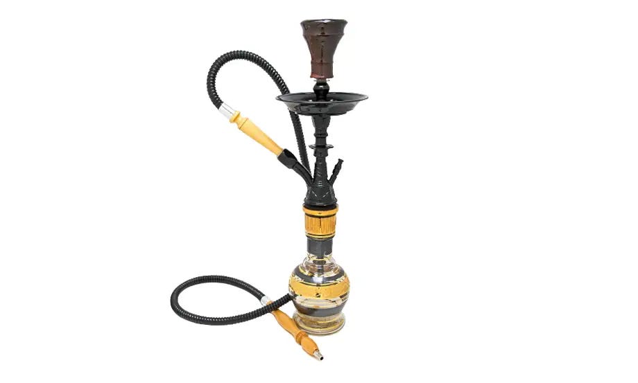 Khalil Mamoon Mini Beast hookah in black