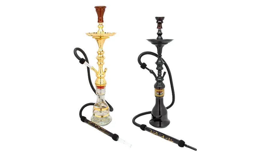 Khalil Mamoon Shareef and Shareef Short hookahs