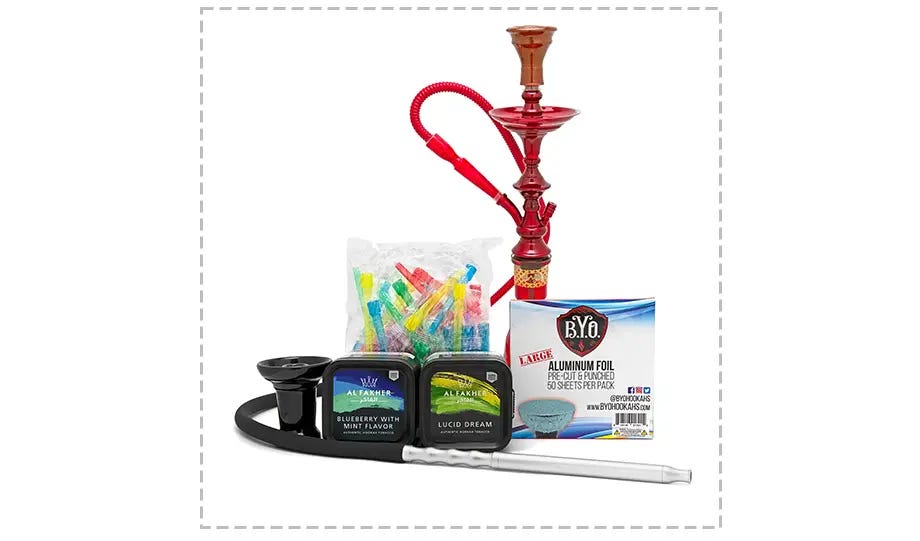 Hookah-Shisha Khalil Mamoon Mini Classic Bundle