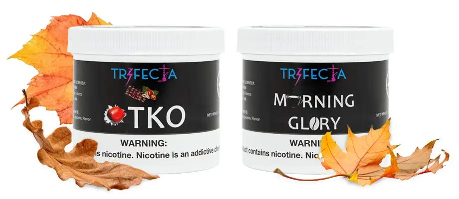 Jars of Trifecta TKO and Morning Glory