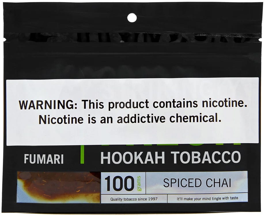 Fumari Spiced Chai shisha tobacco