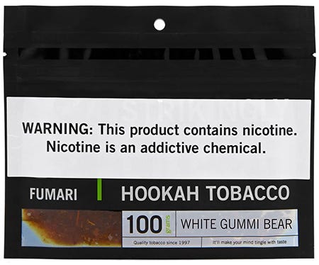 Fumari White Gummi Bear Shisha