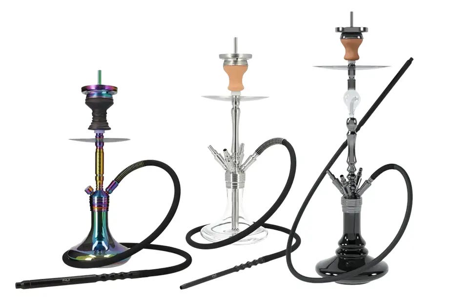 Variety of INVI hookah models