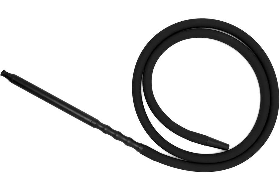 Ripper hookah hose with black handle