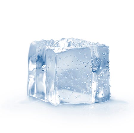 Ice Cube on surface