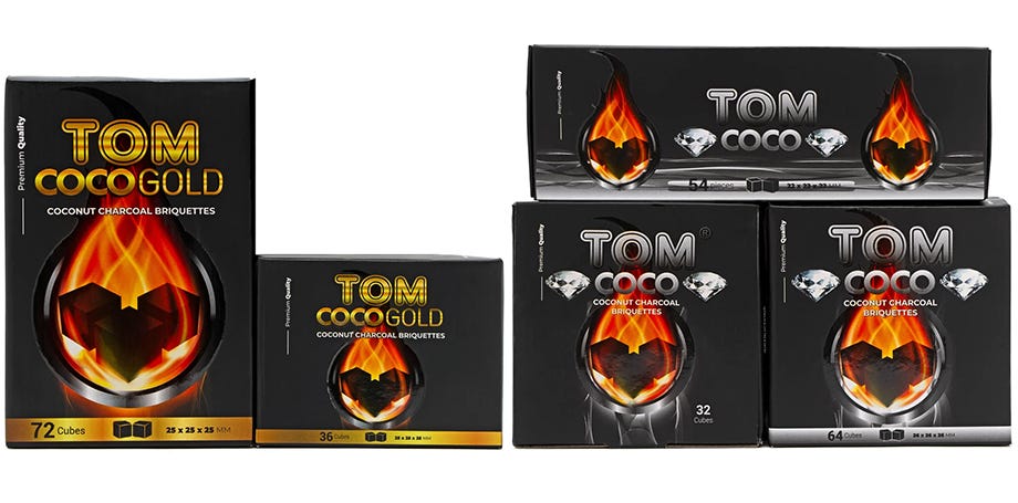 Tom Coco hookah charcoal