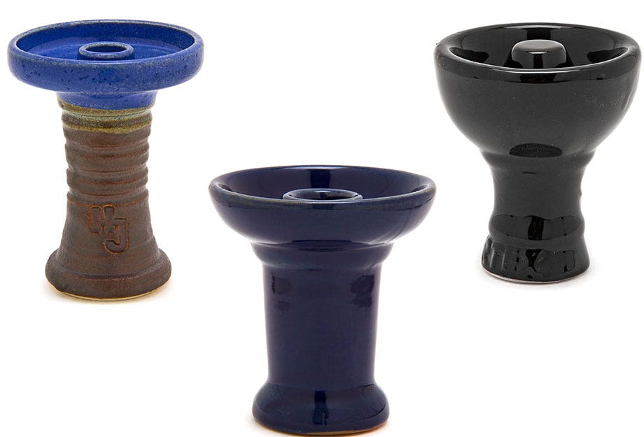 Marijuana Hookah Bowl Set Premium Stone Black 