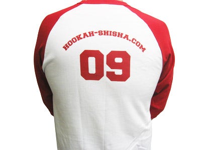 Hookah Baseball T-Shirt (Back)