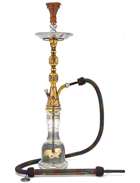 khalil mamoon oxidized india hookah