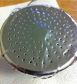 Proper Vortex Hookah Bowl Foil Poking Pattern