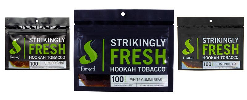 Fumari Hookah Shisha Tobacco - White Gummi Bear 